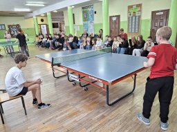 Finał Mistrzostw Szkoły w indywidualnym tenisie stołowym